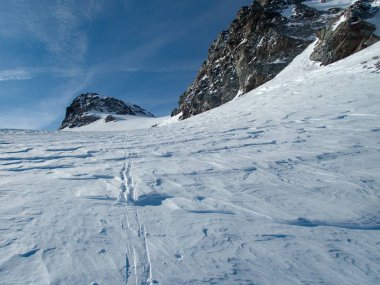 skitouring paradise silvretta mountains in austria