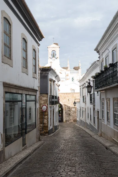 Une Vieille Église Faro Algarve Portugaise — Photo