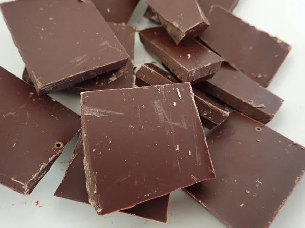 Proces Domácí Přípravy Sladkého Čokoládového Dortu Kuchyni — Stock fotografie