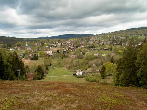 Paesaggio Naturale Nelle Montagne Minerale Chech Nella Boemia Occidentale — Foto Stock