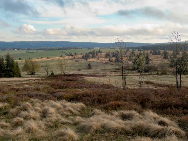 Batı Bohemya 'daki Çeçen cevheri dağlarındaki doğal manzara