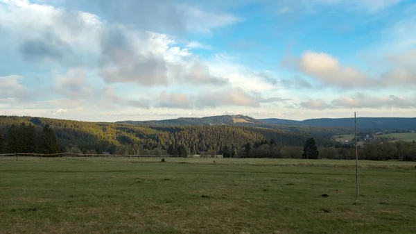 Přírodní Krajina Čechách Horách Západní Bohémii — Stock fotografie