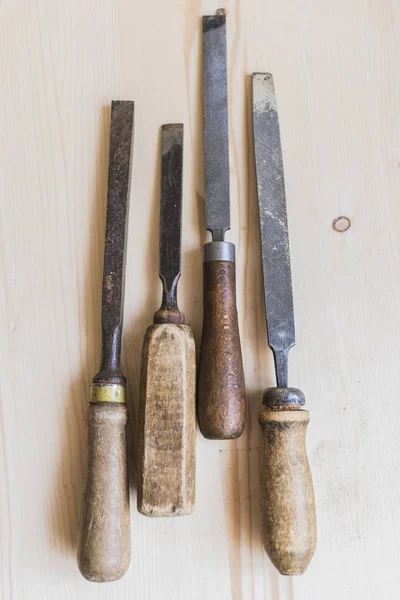 Vintage files and chisels 7 — Stock Photo, Image