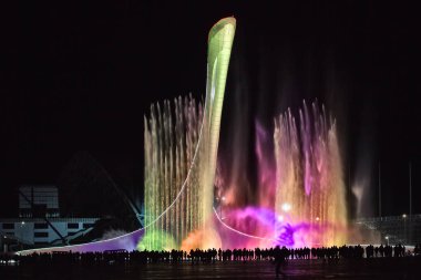 Olympic Park ışık ve müzik çeşme.
