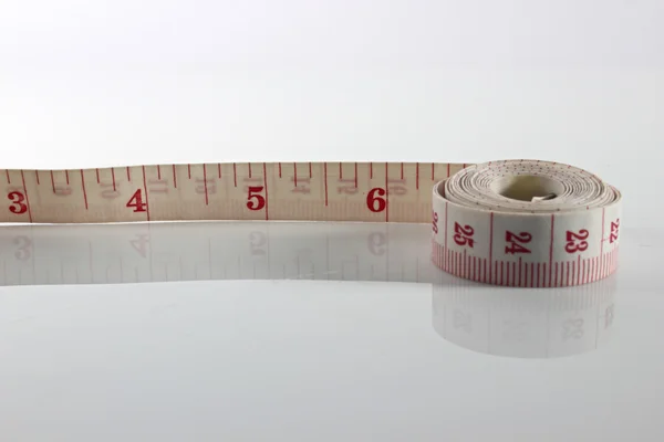 Measuring tape on the floor — Stock Photo, Image