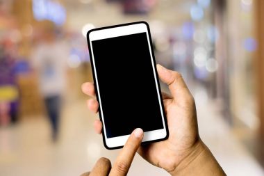 El soyut bulanık bookeh arka plan delik akıllı telefon