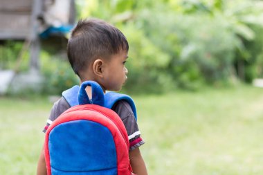 Çocuklar okul seçici odak için gidiyoruz 