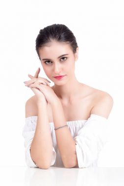 güzel bir kadın mutlu 