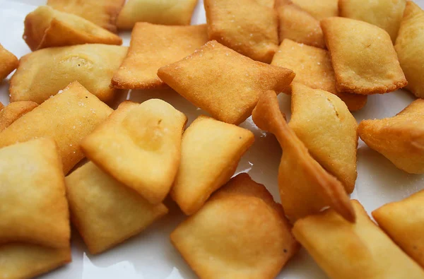 Albóndigas fritas en el plato — Foto de Stock