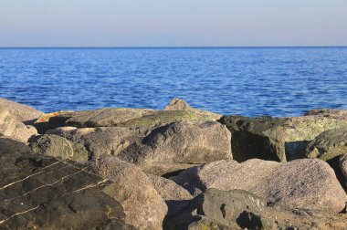 kayalar denizin önünde ile Panorama