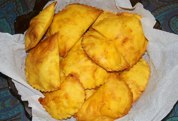 Some Puff Pastries Cheese — Stock Photo, Image