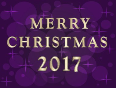 Christmas illüstrasyon bokeh etkisi ile