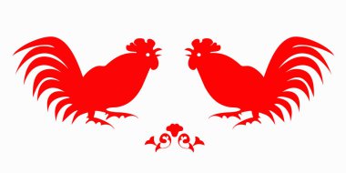 Fighting Rooster Free Vector Eps Cdr Ai Svg Vector Illustration Graphic Art