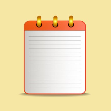 Kırmızı ayırma not etmek üstünde Yüzüklerin çizgilerle.