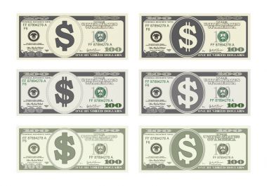 100 dolarlık banknot. 