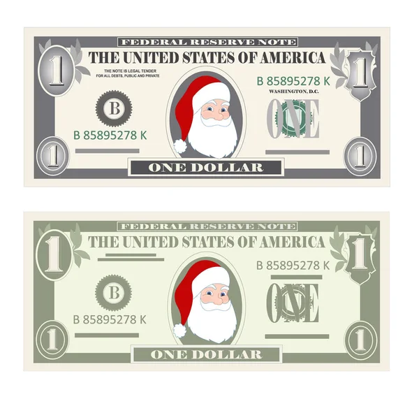 Para hazır, kağıt banknot bir dolar.