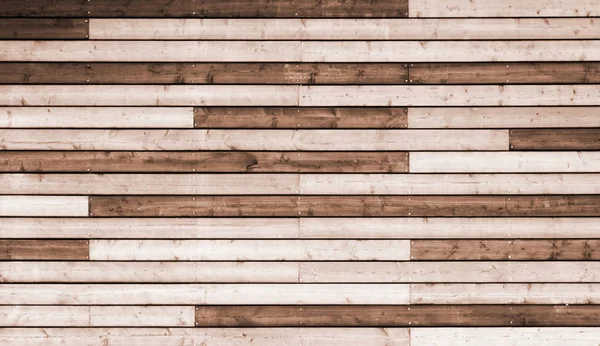 Фоновая палуба деревянной доски, текстурная деревянная стена из коричневых деревянных панелей . — стоковое фото