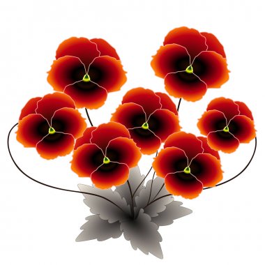 Homo çiçekler, tasarım öğesi.