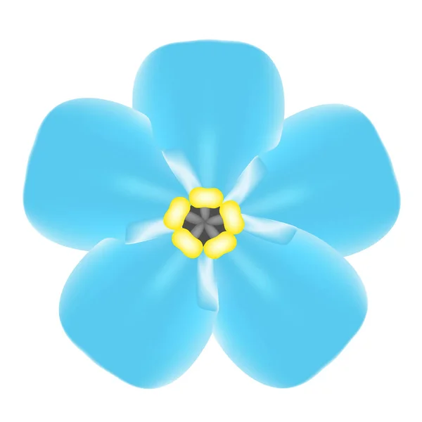 Μην με ξεχάσεις, μπλε λουλούδι. — Διανυσματικό Αρχείο