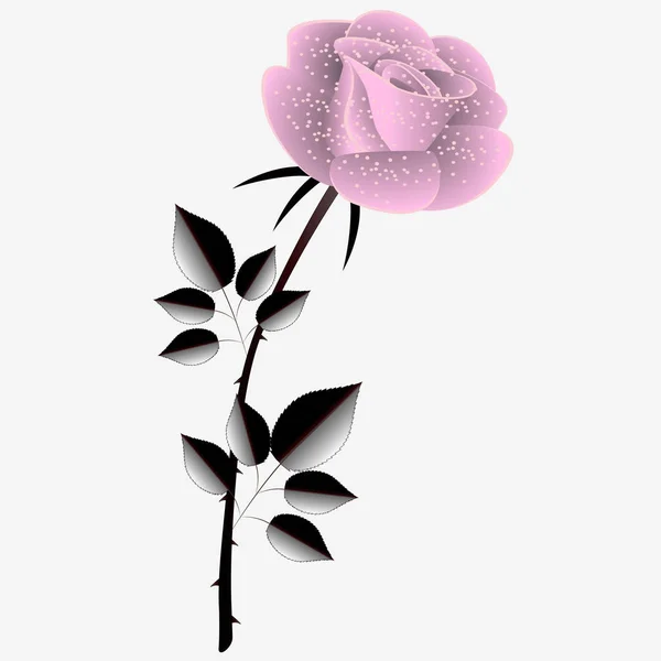 抽象粉红玫瑰. — 图库矢量图片