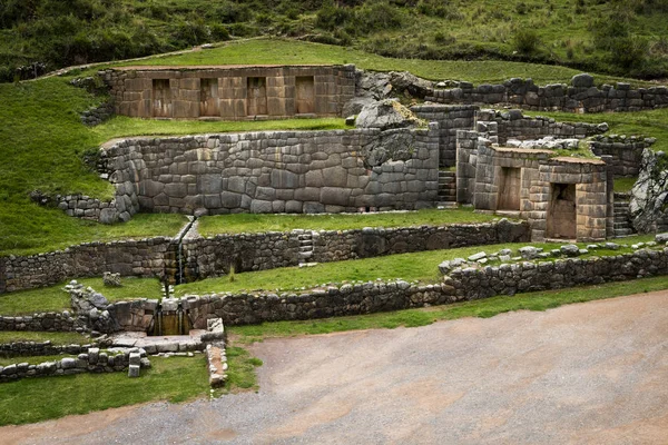 Reruntuhan Tambomachay Inca, dekat Cusco, di Peru — Stok Foto