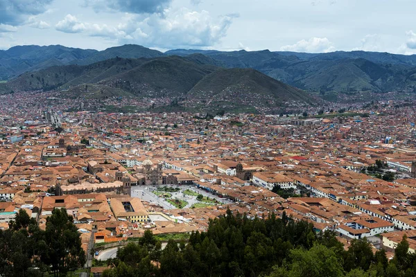 Veduta della città di Cuzco, in Perù — Foto Stock