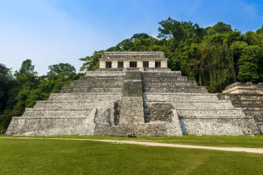 Tapınağı, Antik Maya şehir, Palenque, Chiapas, Meksika yazıtlarda