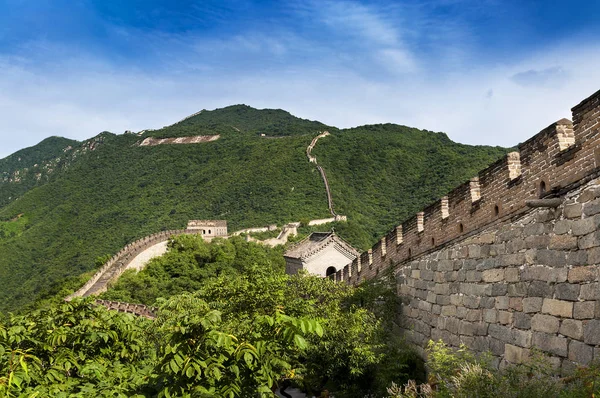 Vue de la Grande Muraille de Chine à Mutianyu, Chine — Photo