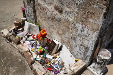 St. Louis mezarlığı No 1 New Orleans, Louisiana Marie Laveau Türbesi.