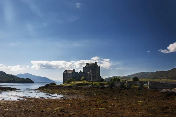 Θέα από το Eilean Donan Κάστρο στα Highlands της Σκωτίας, Ηνωμένο Βασίλειο — Φωτογραφία Αρχείου