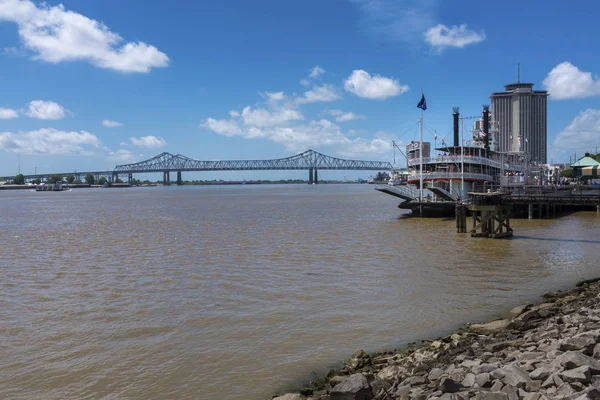 New Orleans Louisiana June 2014 View Mississippi River City New — Stock Photo, Image