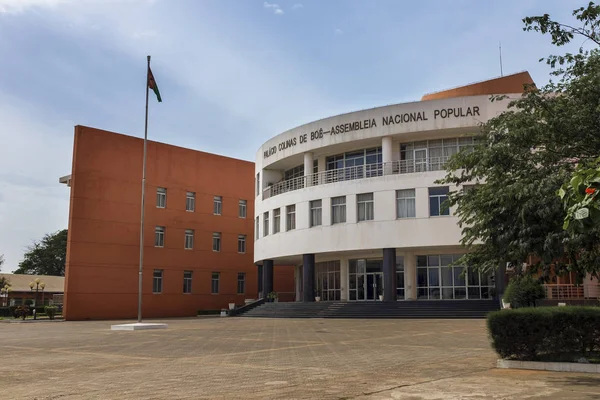 View of the National People\'s Assembly (Assembleia Nacional Popular) in the city of Bissau, Guinea Bissau; Concept for political issues in Guinea Bissau