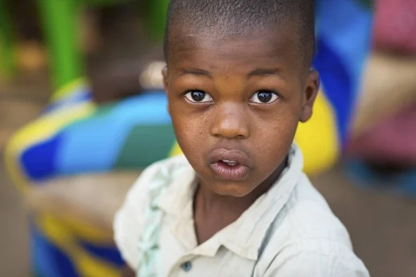 Bissau Republik Guinea Bissau Januar 2018 Porträt Eines Kleinen Jungen — Stockfoto