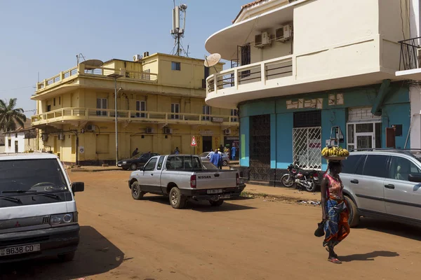 Μπισσάου Γουινέα Μπισάου Ιανουαρίου 2018 Οδός Σκηνή Της Πόλης Της — Φωτογραφία Αρχείου