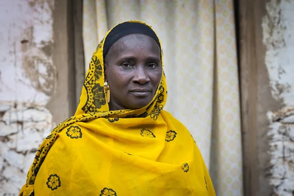 Bissau Republik Guinea Bissau Januar 2018 Porträt Einer Afrikanerin Mit — Stockfoto