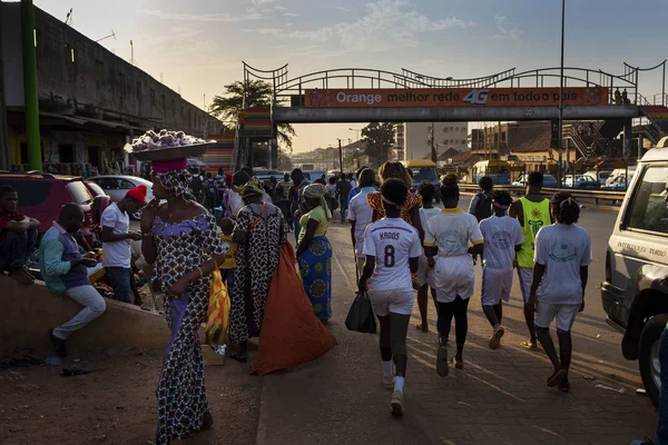 Bissau Republik Guinea Bissau Januar 2018 Straßenszene Der Stadt Bissau — Stockfoto