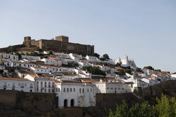 Вид Традиційне Село Мертола Алентежу Португалія — стокове фото