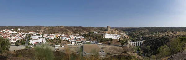 Vista Panorâmica Aldeia Tradicional Mertola Alentejo Portugal — Fotografia de Stock