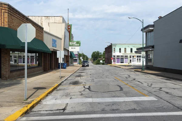 미주리주 카르타고 2014 미주리주 카르타고 시의한 거리의 — 스톡 사진