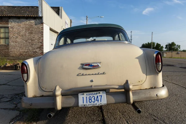 Galena Kansas Usa Vintage Chevrolet Car Parked Route Gratly City — 스톡 사진