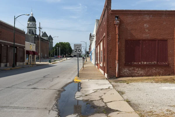 2014年7月6日 アメリカ ミズーリ州 カルタゴ市内の通りの様子 — ストック写真