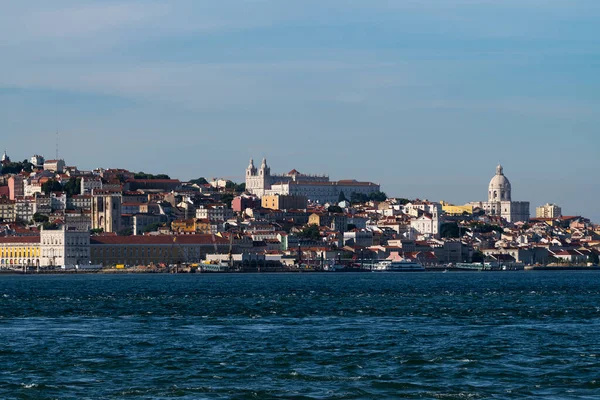 Lizbon Şehir Merkezinin Ufuk Çizgisi Portekiz Avrupa — Stok fotoğraf