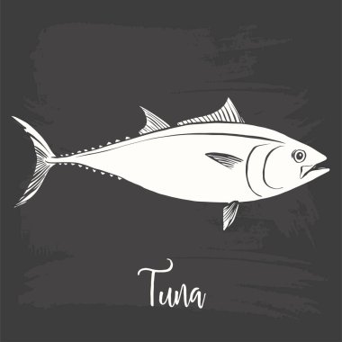 Beyaz konturlu tuna desen