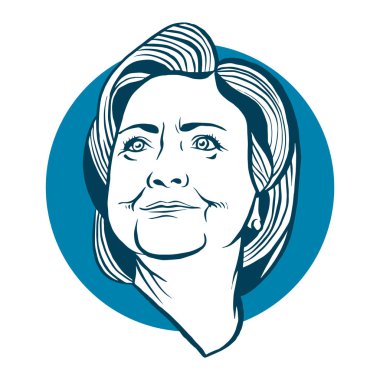 presidential candidate Hillary Clinton clipart