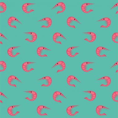 pembe karides ile desen