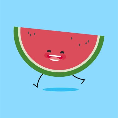 sevimli gülümseyen karpuz