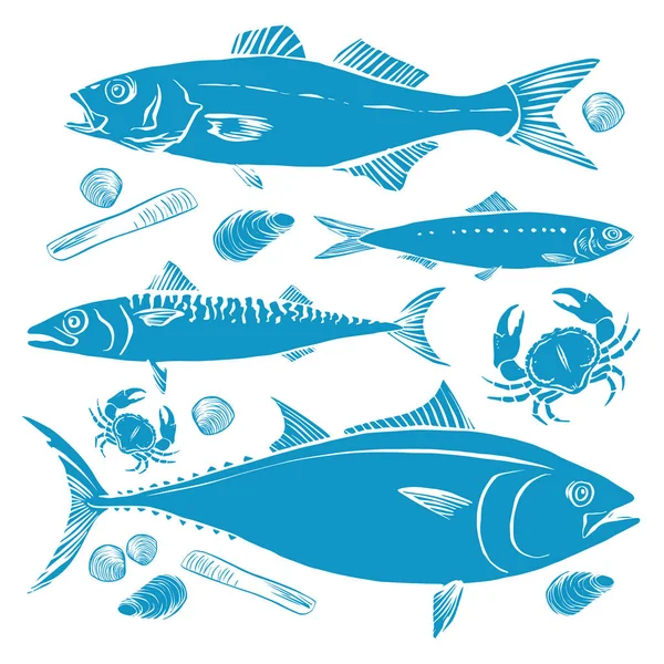 mavi deniz hayvanları kümesi