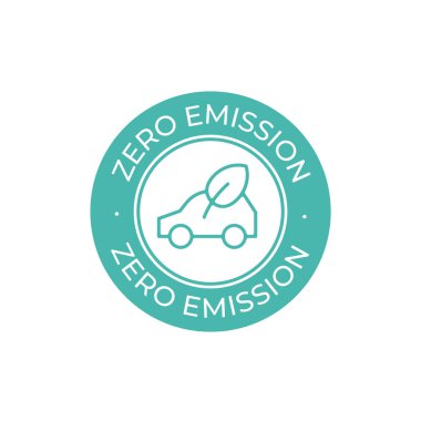 Zero Emission vector icon clipart