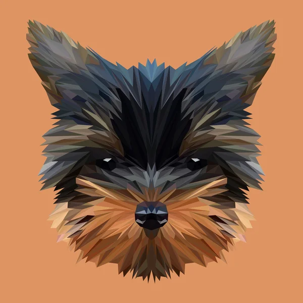 Tête de chien mignon — Image vectorielle