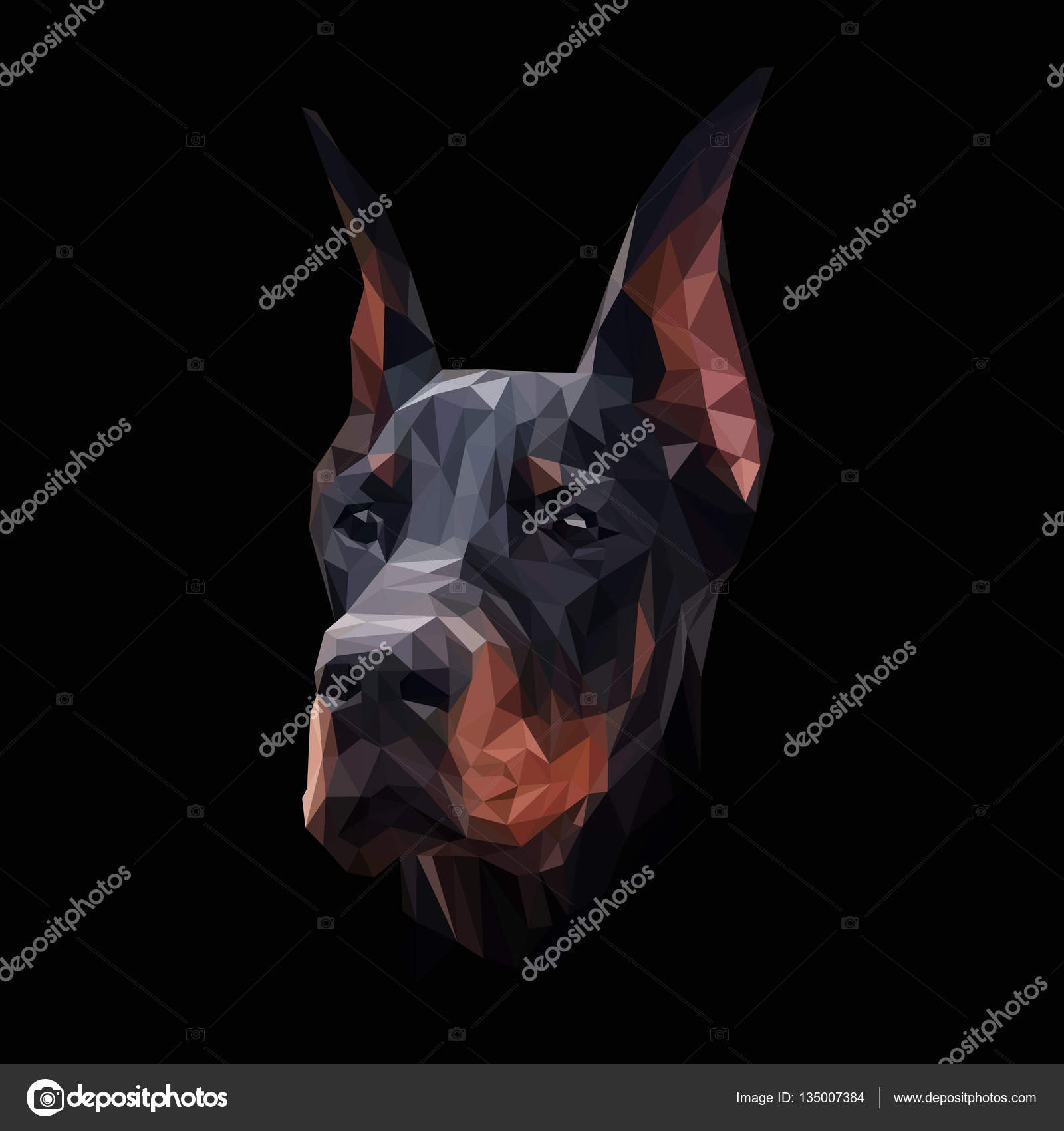 angry doberman pinscher